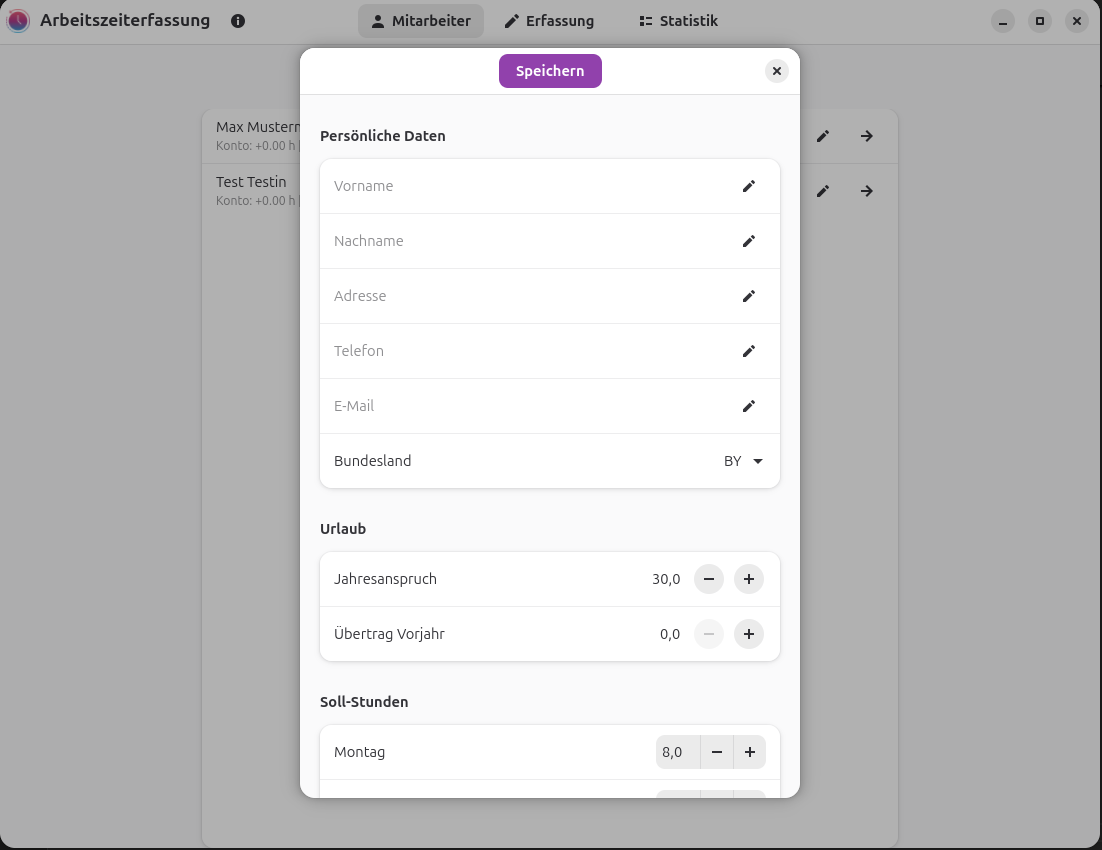 Mitarbeiterverwaltung
